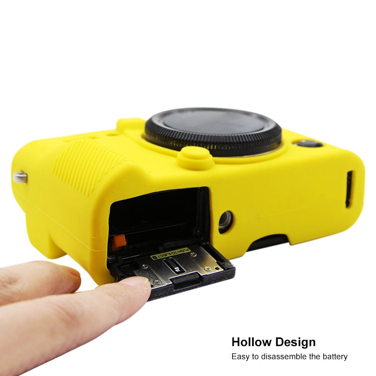 PULUZ Soft Silicone Protective Case for FUJIFILM XT10(Yellow)