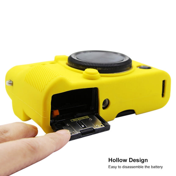 PULUZ Soft Silicone Protective Case for FUJIFILM XT10(Yellow)