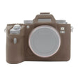 PULUZ Soft Silicone Protective Case for Sony A9 (ILCE-9) / A7 III/ A7R  III(Coffee) - Protective Case by PULUZ | Online Shopping South Africa | PMC TechLife | Buy Now Pay Later Mobicred