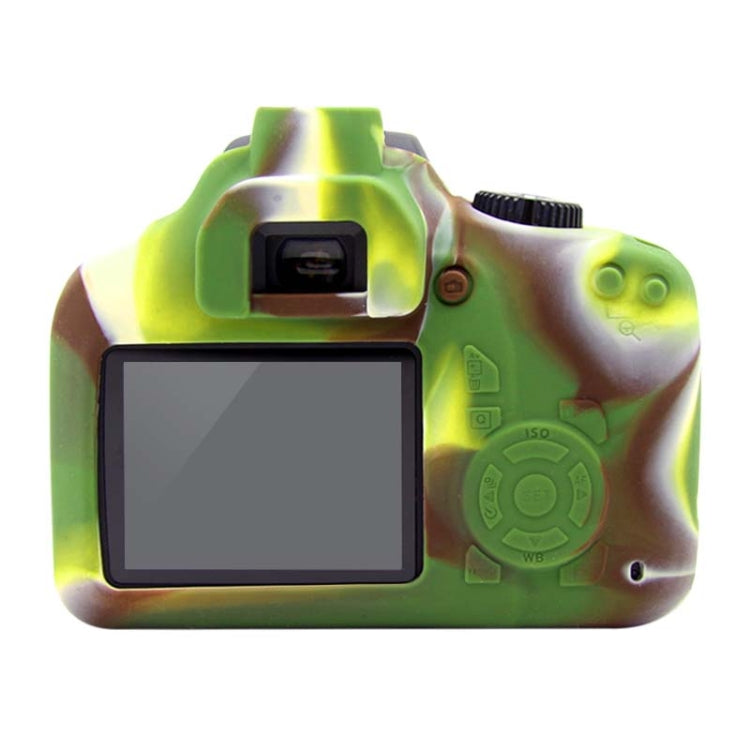 PULUZ Soft Silicone Protective Case for Canon EOS 3000D / 4000D(Camouflage)