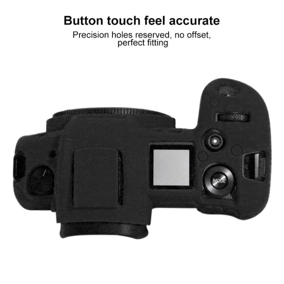 PULUZ Soft Silicone Protective Case for Canon EOS R(Black)