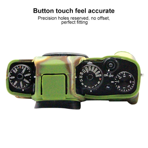 PULUZ Soft Silicone Protective Case for FUJIFILM XT3(Camouflage)