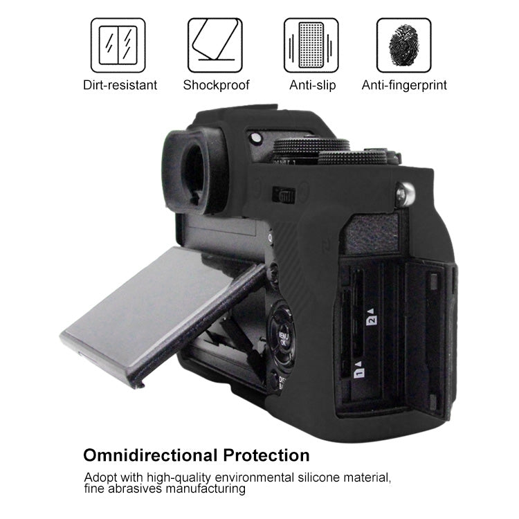 PULUZ Soft Silicone Protective Case for FUJIFILM XT3(Black)