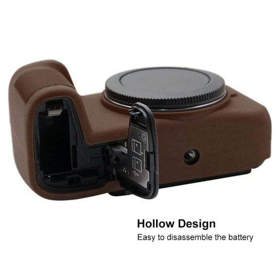 PULUZ Soft Silicone Protective Case for Canon EOS RP(Coffee)