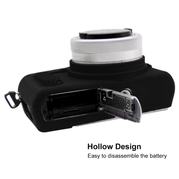 PULUZ Soft Silicone Protective Case for Panasonic Lumix GF10(Black)