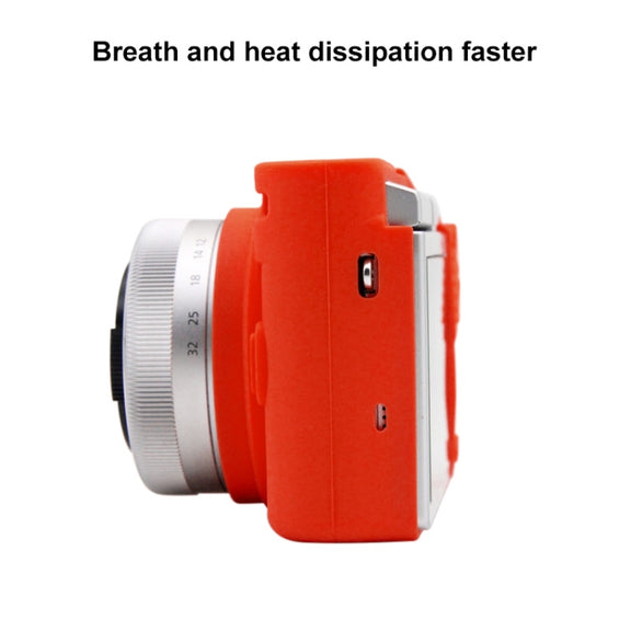 PULUZ Soft Silicone Protective Case for Panasonic Lumix GF10(Red)