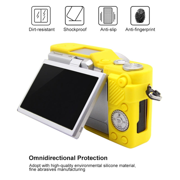 PULUZ Soft Silicone Protective Case for Panasonic Lumix GF10(Yellow)