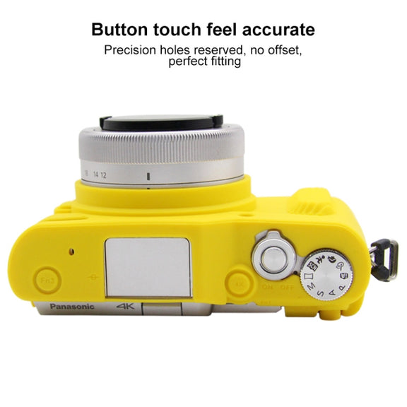 PULUZ Soft Silicone Protective Case for Panasonic Lumix GF10(Yellow)