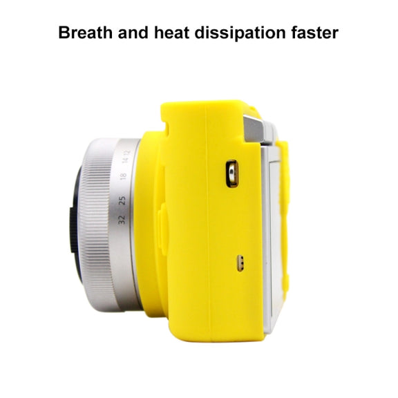PULUZ Soft Silicone Protective Case for Panasonic Lumix GF10(Yellow)