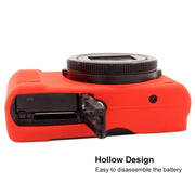 PULUZ Soft Silicone Protective Case for Panasonic Lumix  LX10(Red)