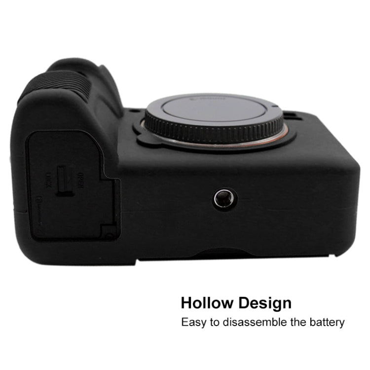 PULUZ Soft Silicone Protective Case for Sony ILCE-9M2/ Alpha 9 II / A92(Black)