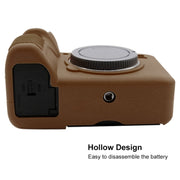 PULUZ Soft Silicone Protective Case for Sony ILCE-9M2/ Alpha 9 II / A92(Coffee)