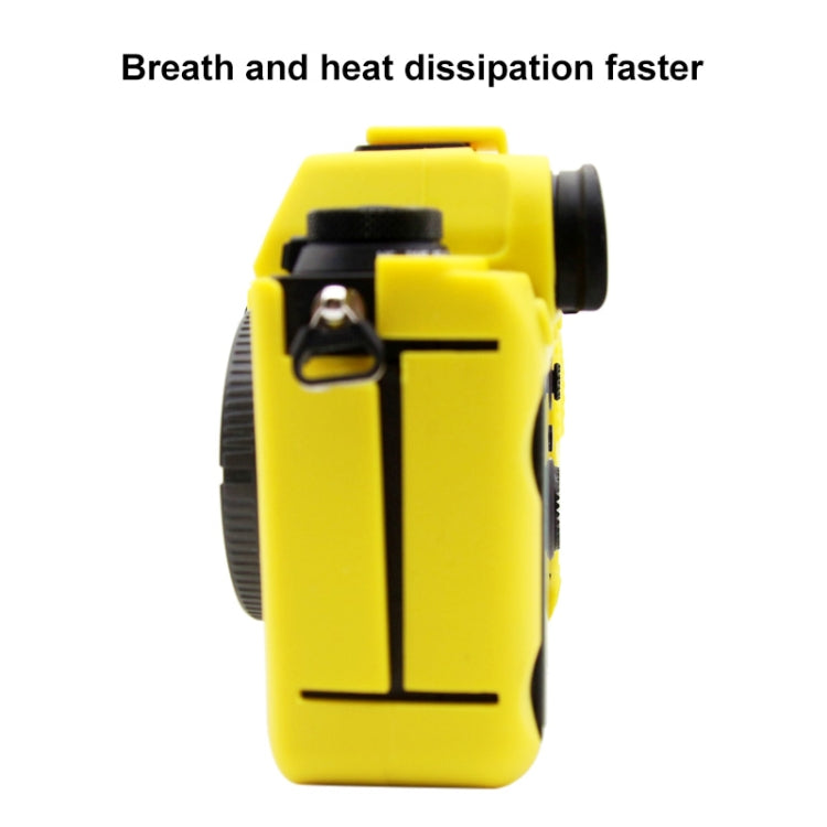 PULUZ Soft Silicone Protective Case for Sony ILCE-9M2/ Alpha 9 II / A92(Yellow)
