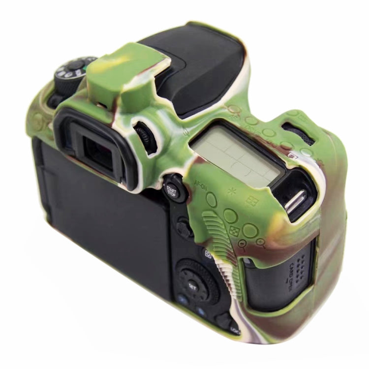 PULUZ Soft Silicone Protective Case for Canon EOS 90D (Camouflage)
