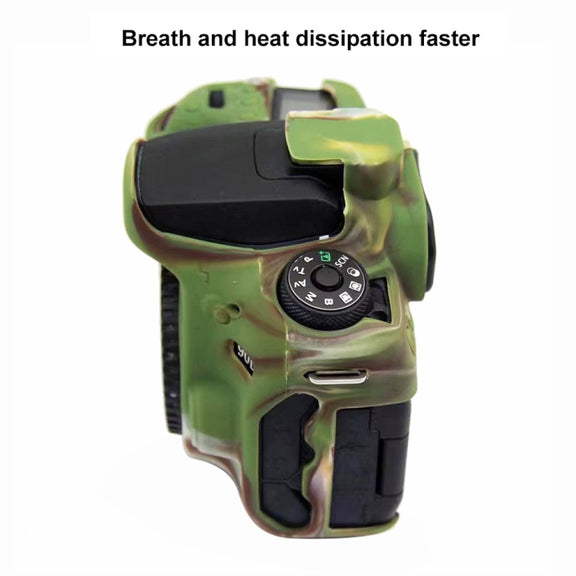 PULUZ Soft Silicone Protective Case for Canon EOS 90D (Camouflage)