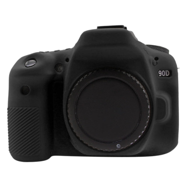 PULUZ Soft Silicone Protective Case for Canon EOS 90D(Black)