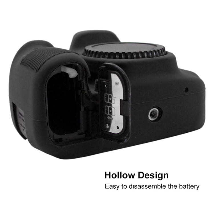 PULUZ Soft Silicone Protective Case for Canon EOS 90D(Black)