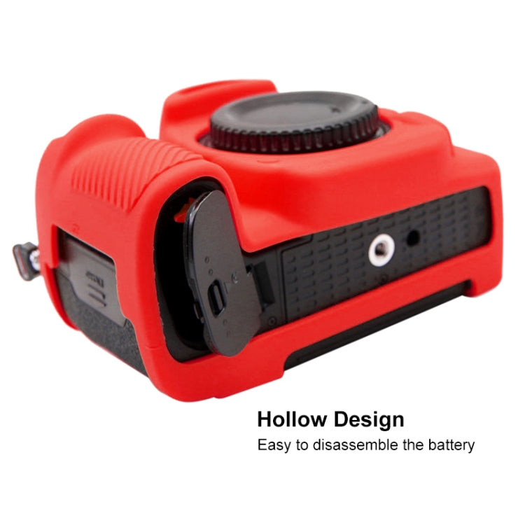 PULUZ Soft Silicone Protective Case for Nikon D780(Red)