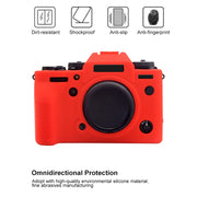 PULUZ Soft Silicone Protective Case for Fujifilm X-T4(Red)