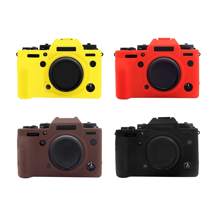 PULUZ Soft Silicone Protective Case for Fujifilm X-T4(Yellow)