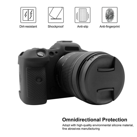 PULUZ Soft Silicone Protective Case for Canon EOS R5(Black)