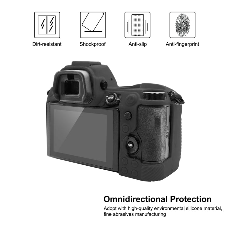 PULUZ Soft Silicone Protective Case for Nikon Z6 II(Black)