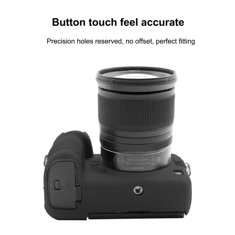 PULUZ Soft Silicone Protective Case for Nikon Z6 II(Black)