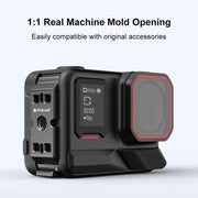 PULUZ ACE / AC Aluminum Alloy Vertical Shooting Magnetic Quick-release Battery Side Interface Cover for Insta360 Ace Pro 2 (Black)
