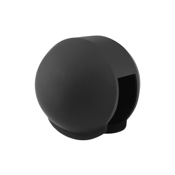 For Insta360 X5 PULUZ Invisible Dive Case Lens Guard Silicone Protective Lens Cap Cover (Black)