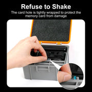 For DJI Osmo Action 5 Pro / 4 / 3 PULUZ Water-resistant Hard Carrying Suitcase Outdoor Protective Storage Box (Orange)