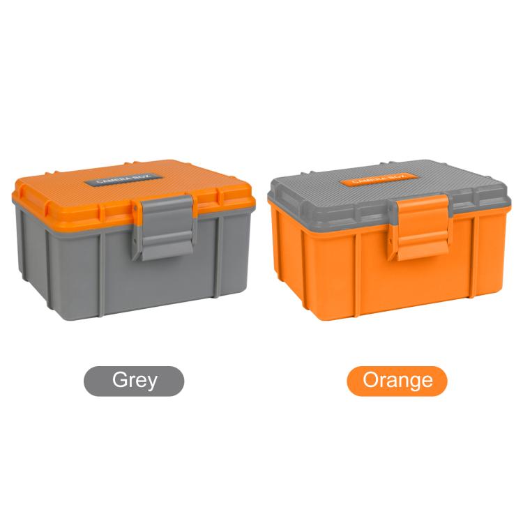 For DJI Osmo Action 5 Pro / 4 / 3 PULUZ Water-resistant Hard Carrying Suitcase Outdoor Protective Storage Box (Orange)