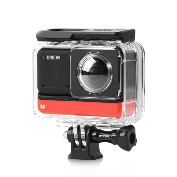 For Insta360 One RS 360 Edition PULUZ 30m Underwater Depth Diving Case Water-resistant Housing