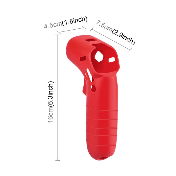 For DJI RC Motion 2 / DJI Avata / FPV Rocker PULUZ Silicone Protective Case with Neck Strap(Red)