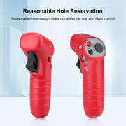 For DJI RC Motion 2 / DJI Avata / FPV Rocker PULUZ Silicone Protective Case with Neck Strap(Red)