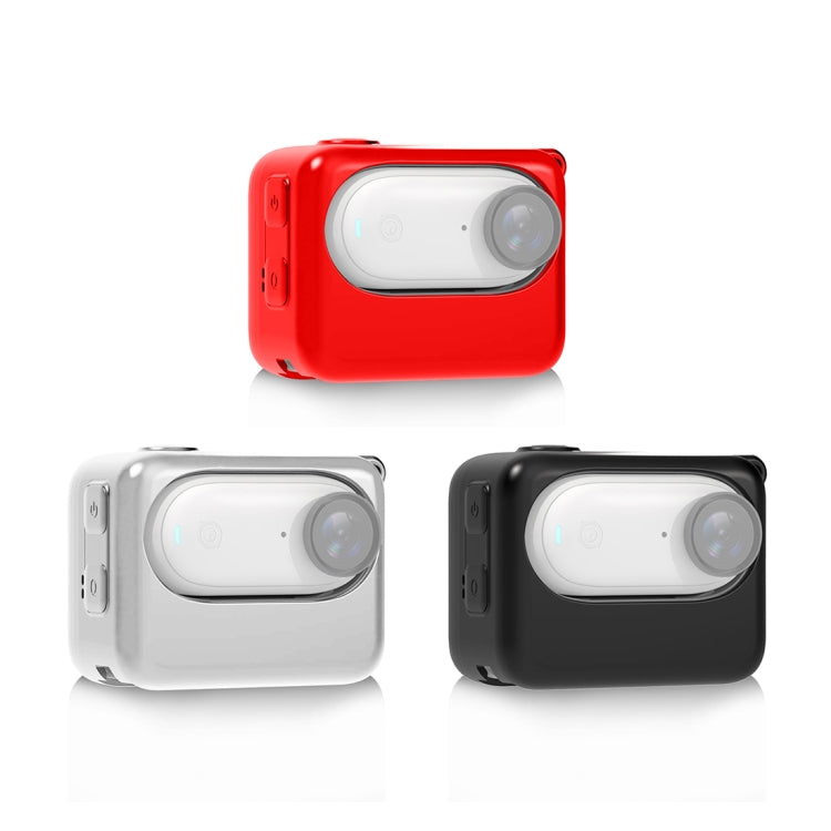 For Insta360 GO 3 / GO 3S PULUZ Camera Charging Case Silicone Case (Black)