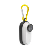 For Insta360 GO 3 PULUZ Body Magnetic Plastic Protective Frame Cage with Carabiner (Black)