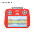 For DJI Mini 4 Pro / Air 3 Remote Control / DJI RC 2 with Screen PULUZ Silicone Protective Case (Red) - Carry Cases & Bags by PULUZ | Online Shopping South Africa | PMC TechLife | Buy Now Pay Later Mobicred