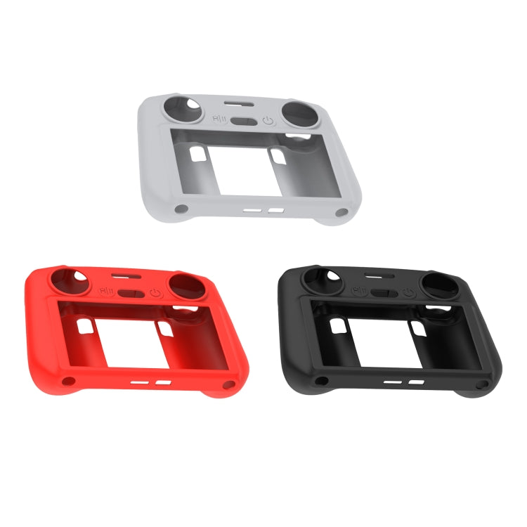 For DJI Mini 4 Pro / Air 3 Remote Control / DJI RC 2 with Screen PULUZ Silicone Protective Case (Red)