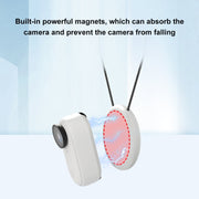 For Insta360 GO 3 / GO 3S PULUZ Magnetic Pendant Holder Quick Release Neck Strap (White)