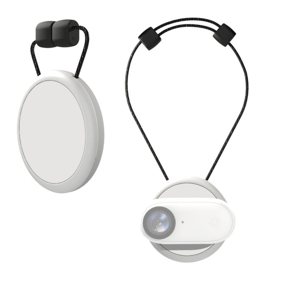 For Insta360 GO 3 / GO 3S PULUZ Magnetic Pendant Holder Quick Release Neck Strap (White)