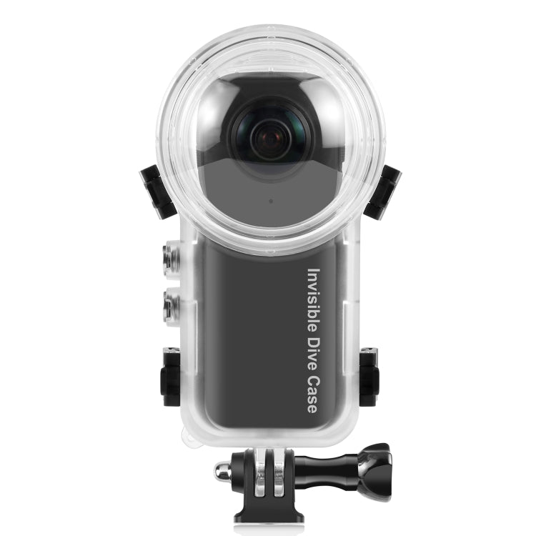 For Insta360 X3 PULUZ Invisible Dive Case 50m Water-resistant Sealed Case (Transparent)