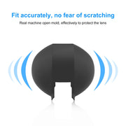 For Insta360 X3 / X4 / X5 PULUZ Invisible Dive Case Lens Guard Silicone Protective Cover (Black)