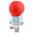For Insta360 X3 / X4 PULUZ Invisible Dive Case Lens Guard Silicone Protective Cover (Red) - Len Accessories by PULUZ | Online Shopping South Africa | PMC TechLife | Buy Now Pay Later Mobicred