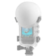 For Insta360 X3 / X4 PULUZ Invisible Dive Case Lens Guard Silicone Protective Cover (White) - Len Accessories by PULUZ | Online Shopping South Africa | PMC TechLife | Buy Now Pay Later Mobicred
