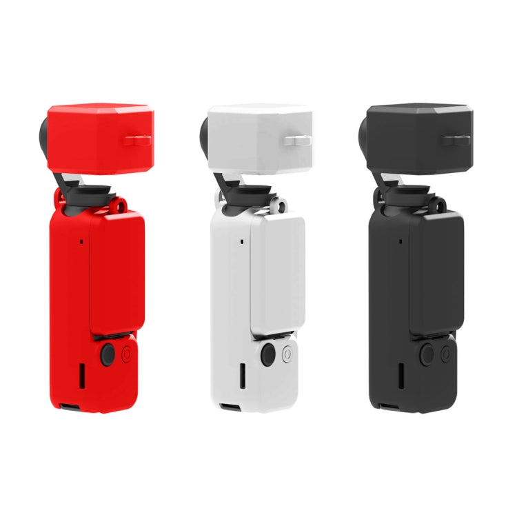 For DJI OSMO Pocket 3 PULUZ  3 in 1 Silicone Cover Case Set (White)