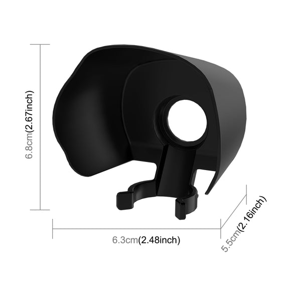 For DJI OSMO Pocket 3 PULUZ Sunshade Lens Protective Cover Hood (Black)