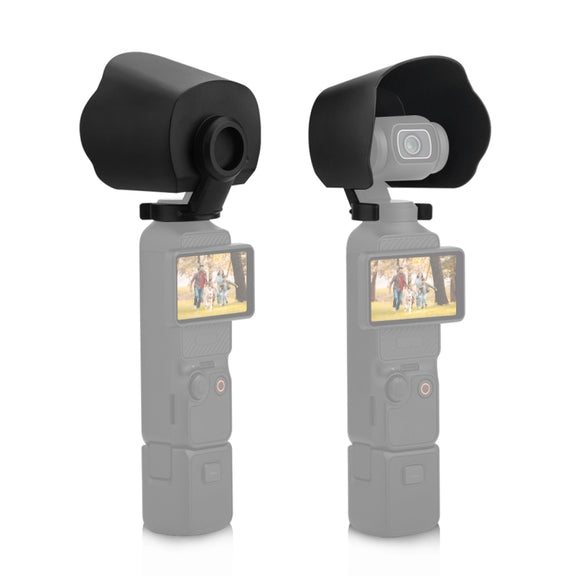 For DJI OSMO Pocket 3 PULUZ Sunshade Lens Protective Cover Hood (Black)