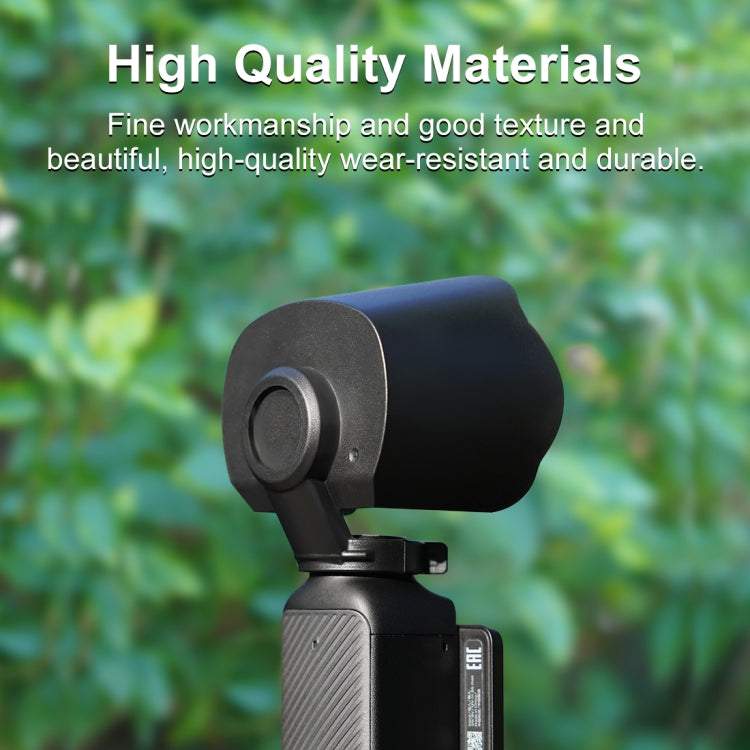 For DJI OSMO Pocket 3 PULUZ Sunshade Lens Protective Cover Hood (Black)