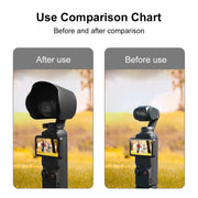 For DJI OSMO Pocket 3 PULUZ Sunshade Lens Protective Cover Hood (Black)