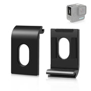 For GoPro Hero11 Black Mini PULUZ Metal Battery Side Interface Cover (Black)